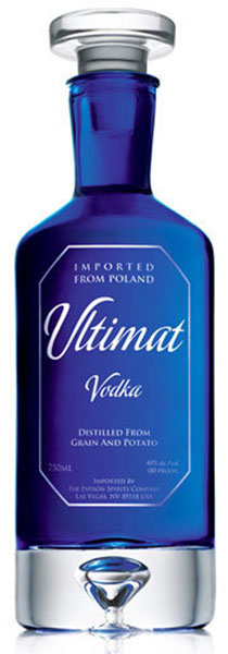Ultimat  Vodka (Cobalt Blue Crystal Decanter) (750 ml)