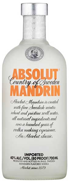 Absolut  Mandrin Vodka (700 ml)