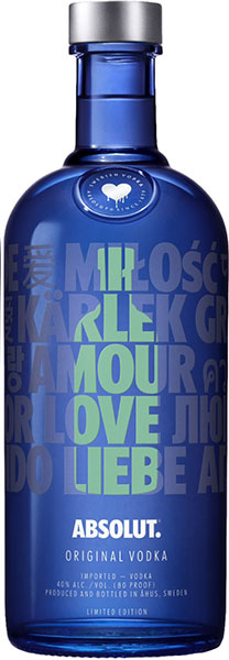Absolut  A Drop of Love - Mint (1 L) (Limited Edition)