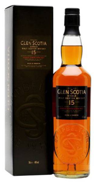 Glen Scotia  15 year old Single Malt Scotch Whisky (700 ml)