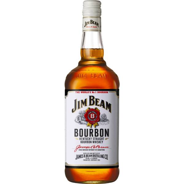 Jim Beam  White Label Straight Bourbon Whiskey (700 ml)