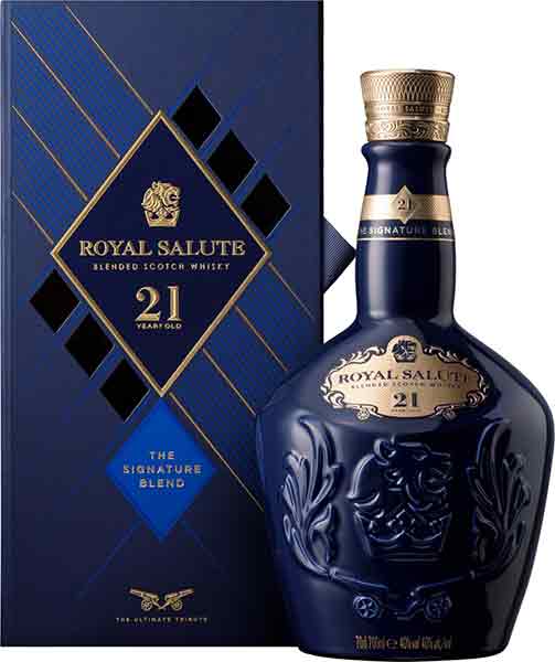 Royal Salute  21 years (700 ml) (Blue Wade Decanter)
