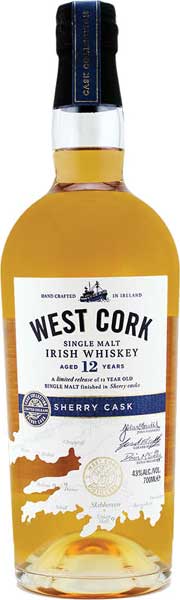 West Cork  12 YO Sherry (700 ml)