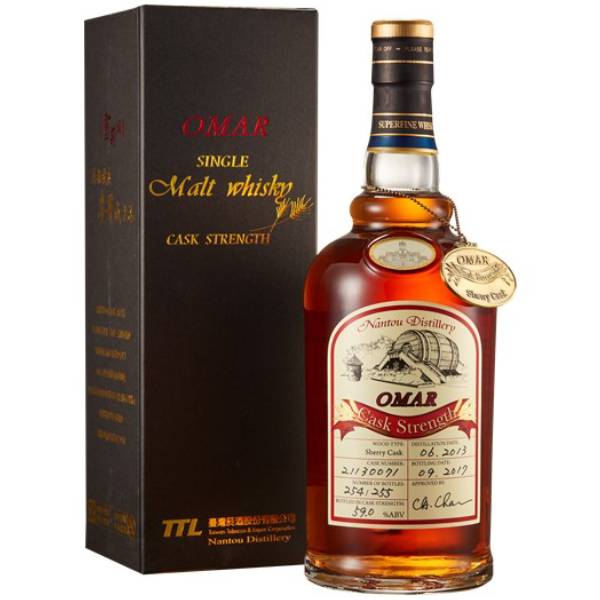 Omar  Single Malt Sherry Cask Strength Whisky (700 ml)