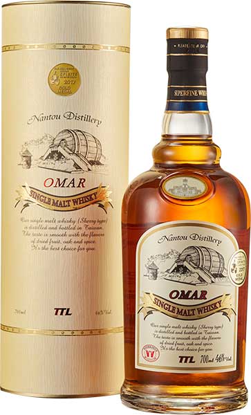 Omar  Single Malt Sherry Type Whisky (700 ml)
