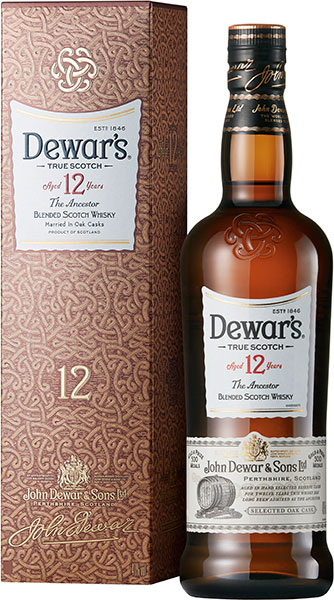 Dewar's  12 Years Old Blended Scotch Whisky (1 L)