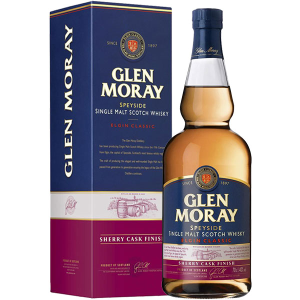 Glen Moray  Classic Sherry Cask Finish Single Malt Whisky (700 ml)