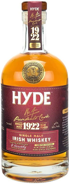 HYDE  No. 4 President's Cask Single Malt Rum Cask Irish Whiskey (700 ml)