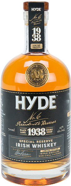 HYDE  No.6 President's Reserve Blended Reserve Sherry Cask Irish Whiskey (700 ml)