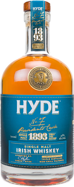 HYDE  No.7 President's Cask Single Malt Sherry Cask Irish Whiskey (700 ml)