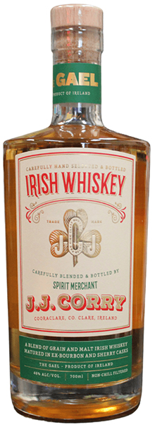J.J Corry   The Gael Irish Whisky (700 ml)