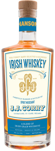 J.J Corry   The Hanson Irish Whisky (700 ml)