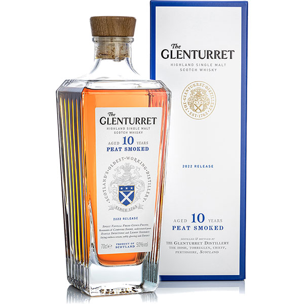 The Glenturret  10 Years old Peat Smoked Single Malt Scotch Whisky (700 ml)