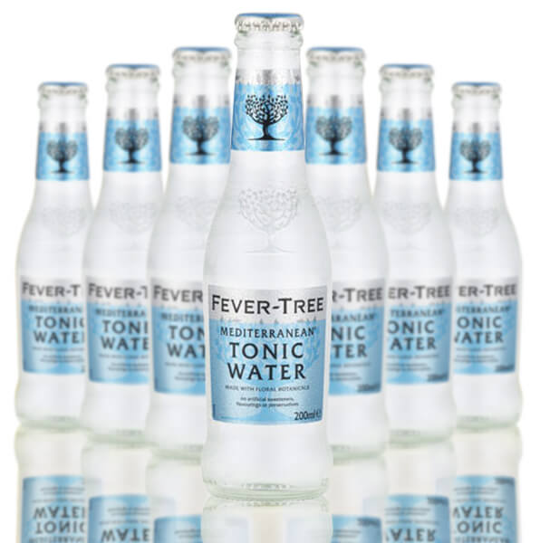 Fever-Tree  Premium Mediterranean Tonic Water (200 ml) (Pack 24 Bottles)
