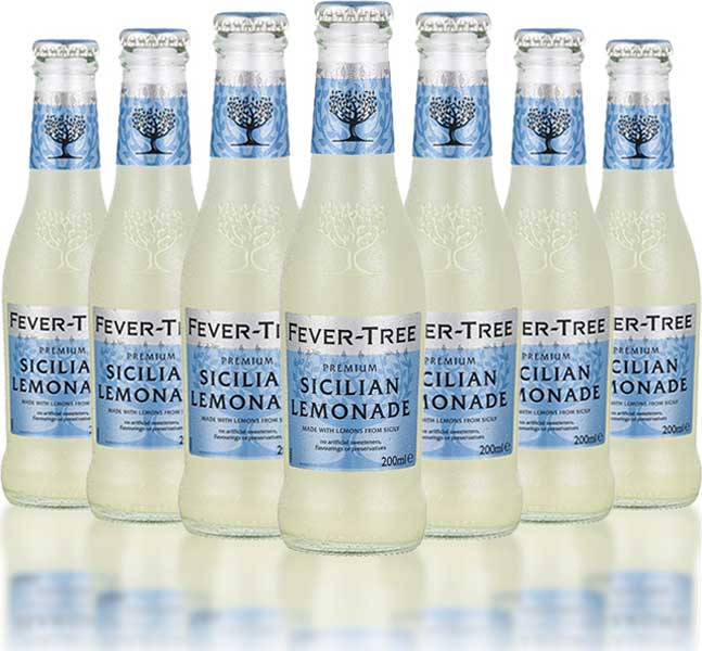 Fever-Tree  Premium Sicilian Lemonade (200 ml) (Pack 24 Bottles)