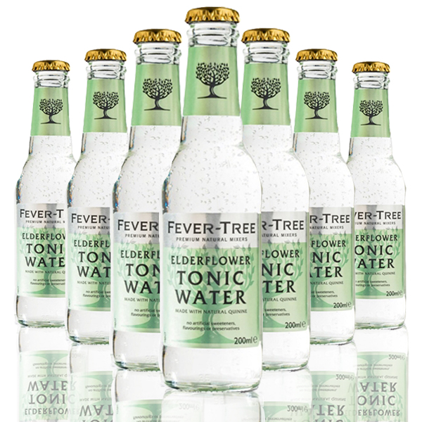 Fever-Tree  Premium Elderflower (200 ml) (Pack 24 Bottles)