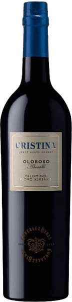 Gonzalez Byass Winery (Tio Pepe)  Sherry "Cristina" (Oloroso Abocado) (375 ml)