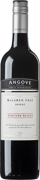 Angove  Vineyard Select Mclaren Vale Shiraz
