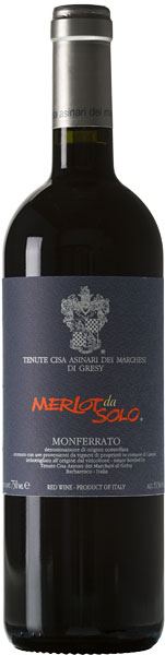 Marchesi Di Gresy  Merlot Da Solo Monferrato Rosso DOC