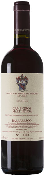 Marchesi Di Gresy  Camp Gros Barbaresco Riserva DOCG