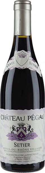 Domaine Du Pegau  Cotes du Rhone Cuvee Setier Villages Rouge