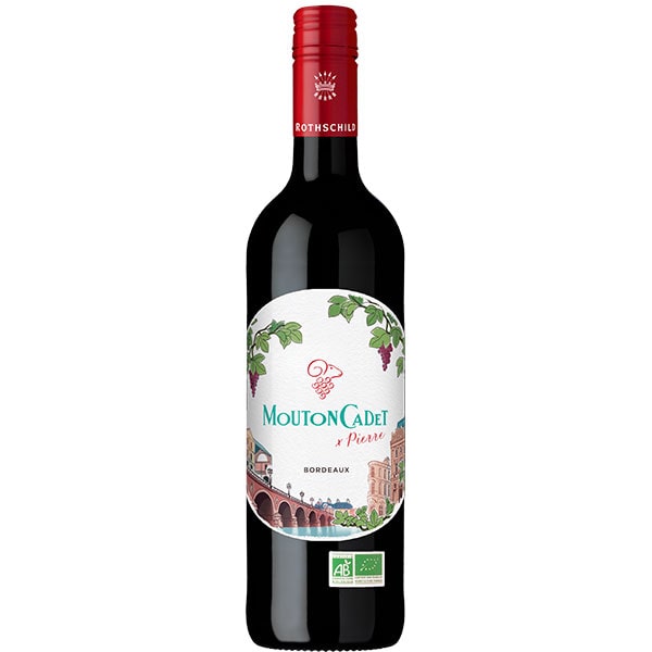 Baron Philippe de Rothschild  Mouton Cadet Bordeaux Rouge Bio "Pierre"
