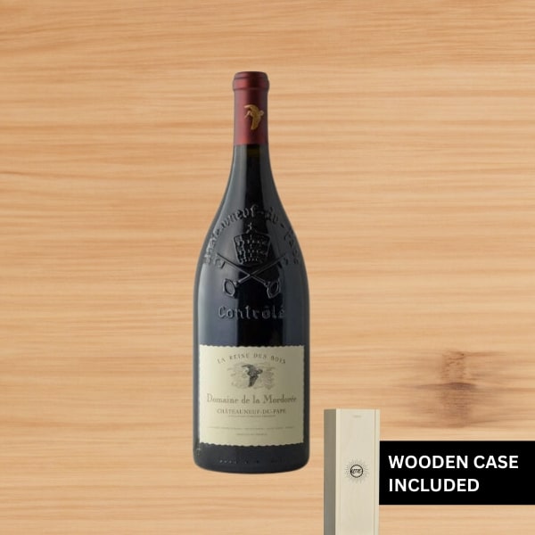 Domaine de la Mordorée Chateauneuf-du-Pape Cuvee de "La Reine des Bois" (Magnum) (1.5 L) (Wooden Case)