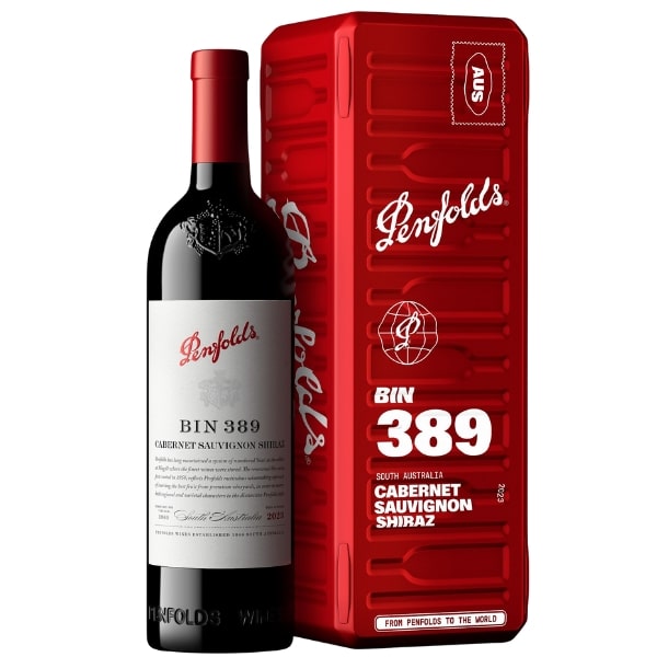 Penfolds Bin 389 Cabernet Shiraz 2023 with Gift Boxes
