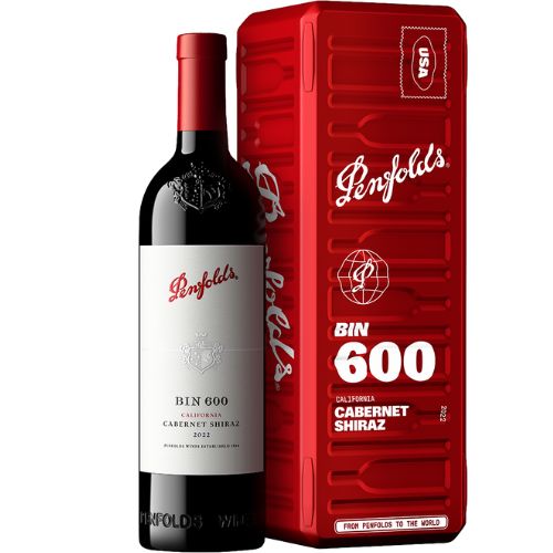 Penfolds Bin 600 Cabernet Shiraz 2022 with Gift Boxes
