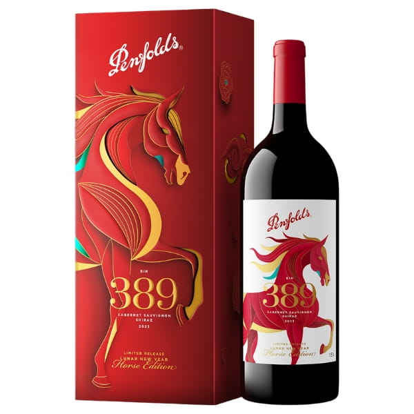 Penfolds Bin 389 Cabernet Shiraz Gift Box Lunar New Year Horse Edition (1.5 L) Magnum