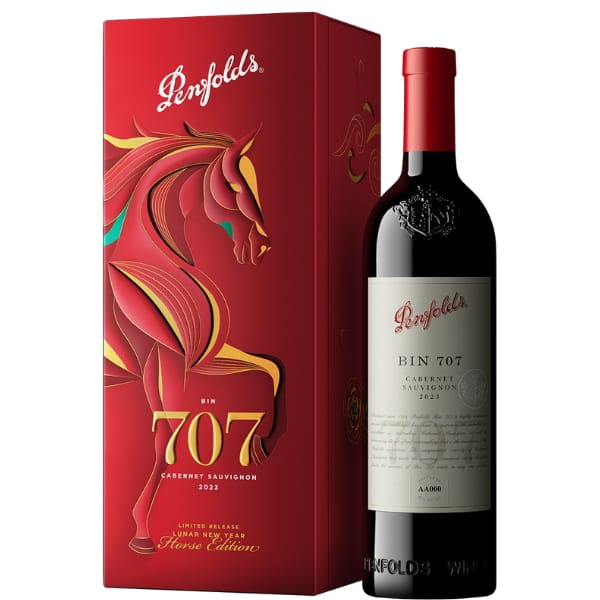 Penfolds Bin 707 Cabernet Sauvignon Gift Box Lunar New Year Horse Edition (750 ml)