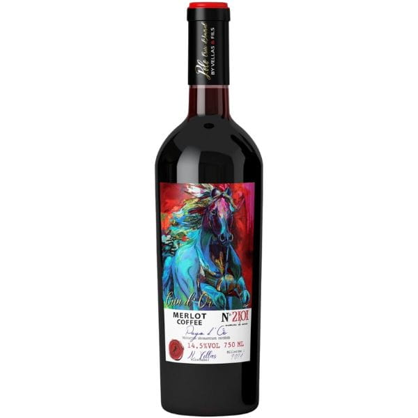Vignobles Vellas Crin d'Or Merlot Coffee IGP Pays d'Oc