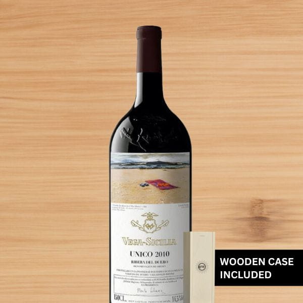 Vega Sicilia Unico "Artist's Label"  2010 (Wooden Case) (1.5 L)