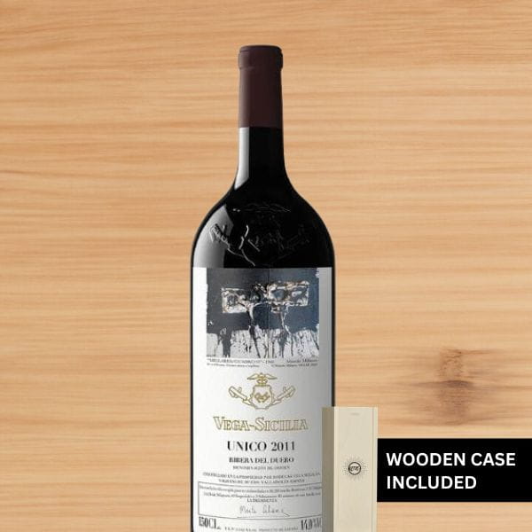 Vega Sicilia Unico "Artist's Label"  2011 (Wooden Case) (1.5 L)