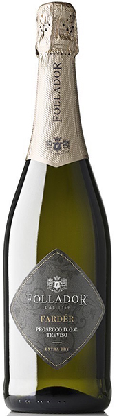 Follador  Prosecco Farder treviso Extra Dry Gold DOC