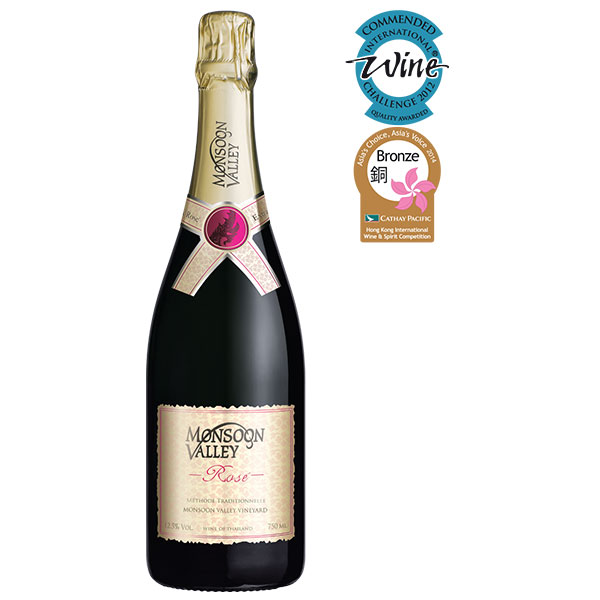 Monsoon Valley  Sparkling Extra Sec Rose