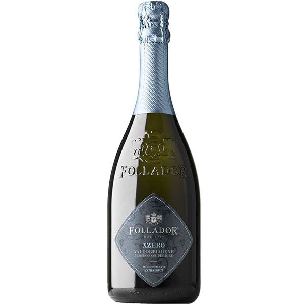 Follador  Prosecco Xzero Valdobbiadene Superiore Extra Brut DOCG