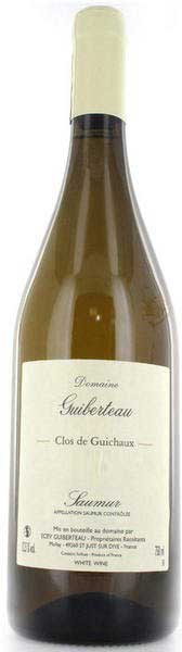 Domaine Guiberteau  Clos De Guichaux Saumur Blanc
