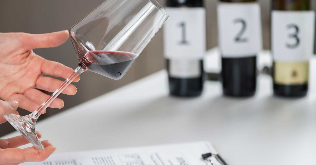Blind wine tasting
