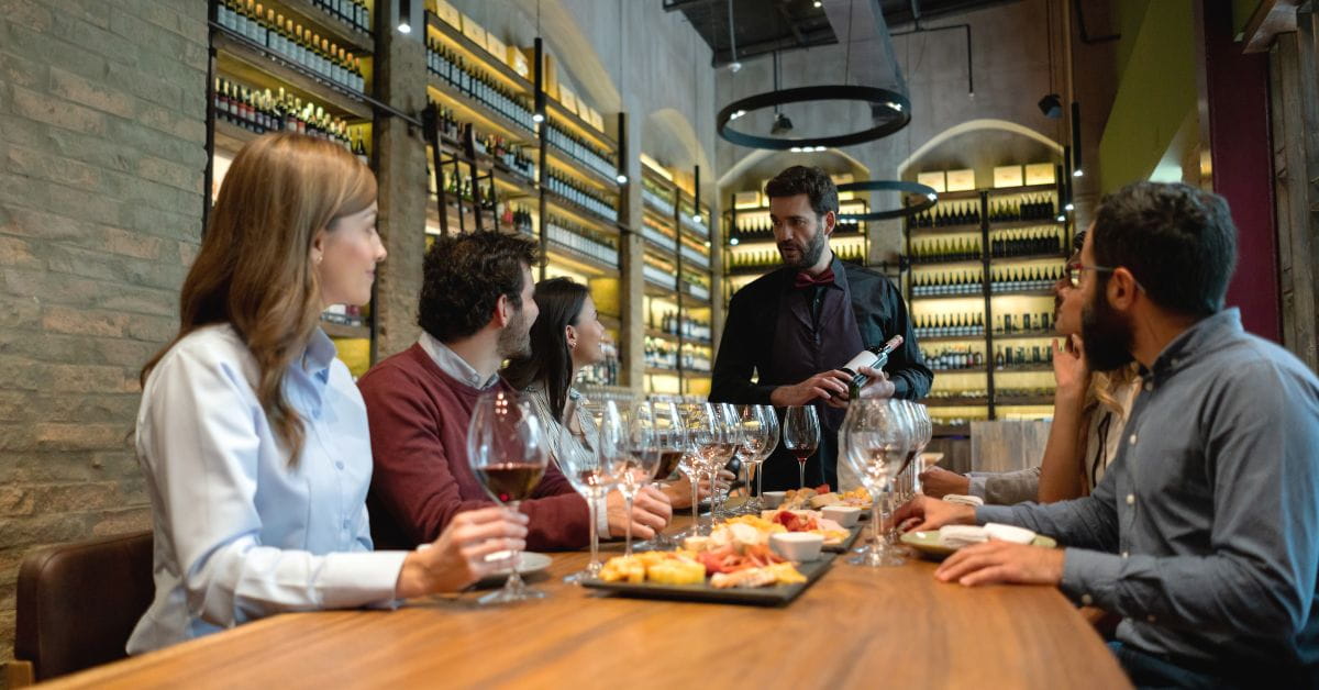 Blind wine tasting