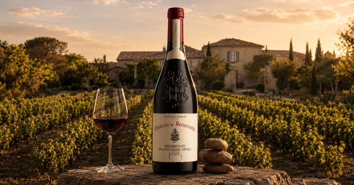 Château de Beaucastel Châteauneuf-du-Pape ไวน์แดงสาย Mourvèdre จากตระกูล Perrin