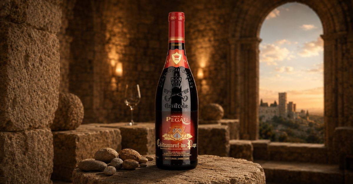 Domaine du Pégaü Châteauneuf-du-Pape Da Capo 2016 ไวน์แดง Grenache จากหุบเขาโรนใต้