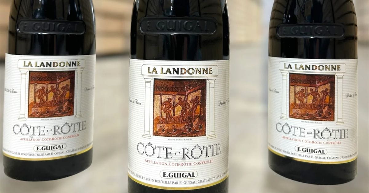 E. Guigal Côte-Rôtie La Landonne ไวน์แดง Syrah 100% จากหุบเขาโรน