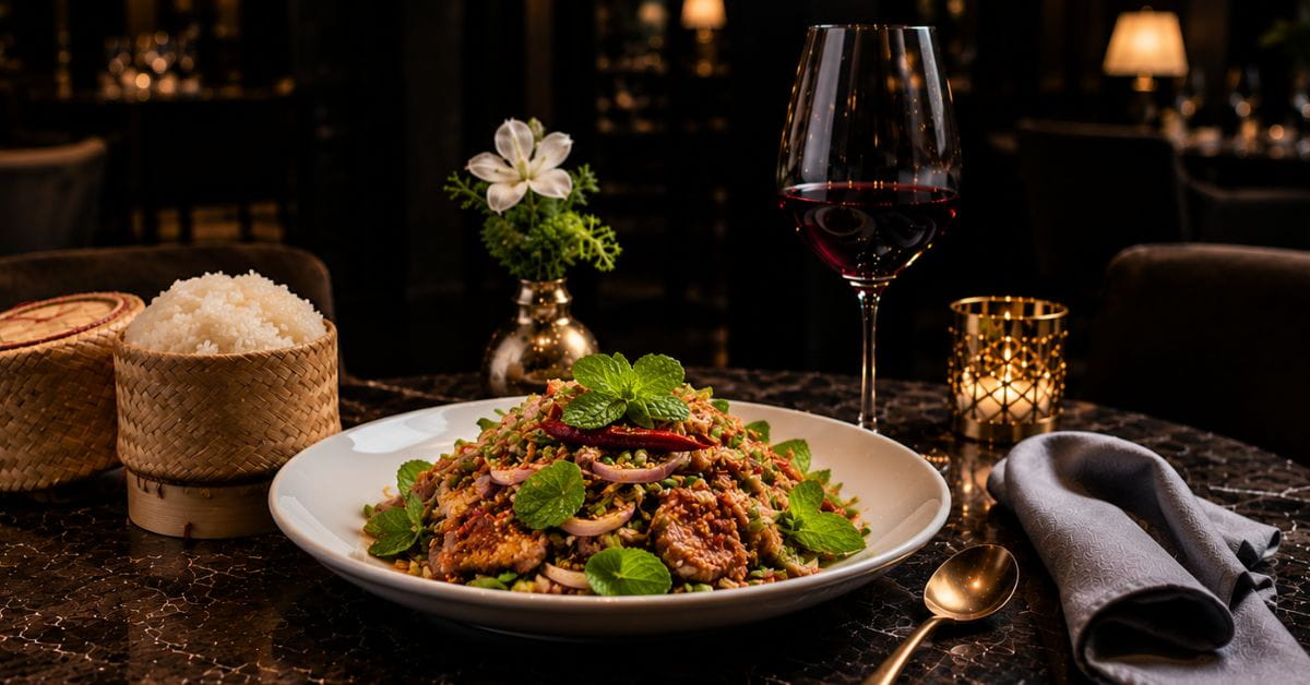 ลาบเป็ดย่าง Thai Fusion