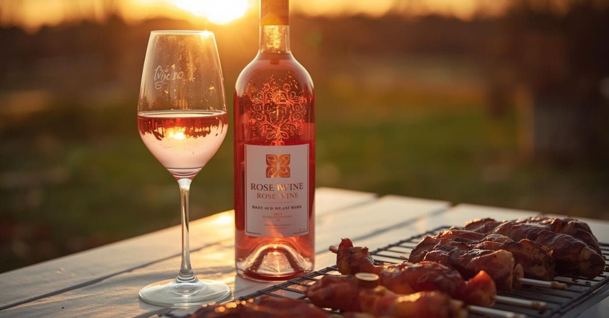 Rose Wine and BBQ