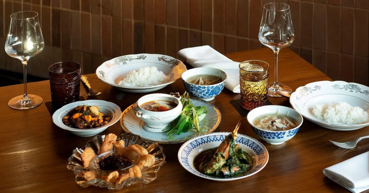 Wine and Thai Food