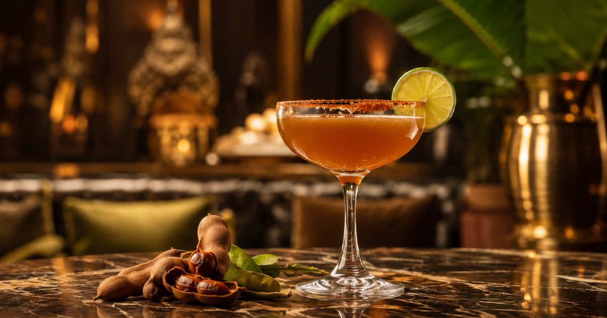 Tamarind Margarita ทวิสต์ไทยด้วยมะขาม
