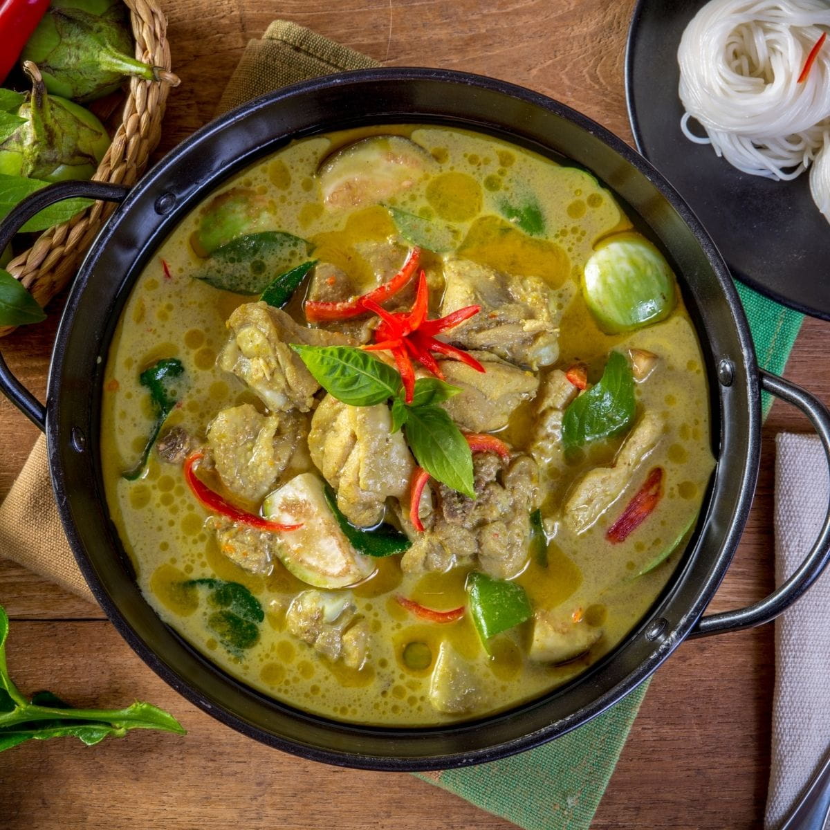 Green Curry + Ginjo Sake