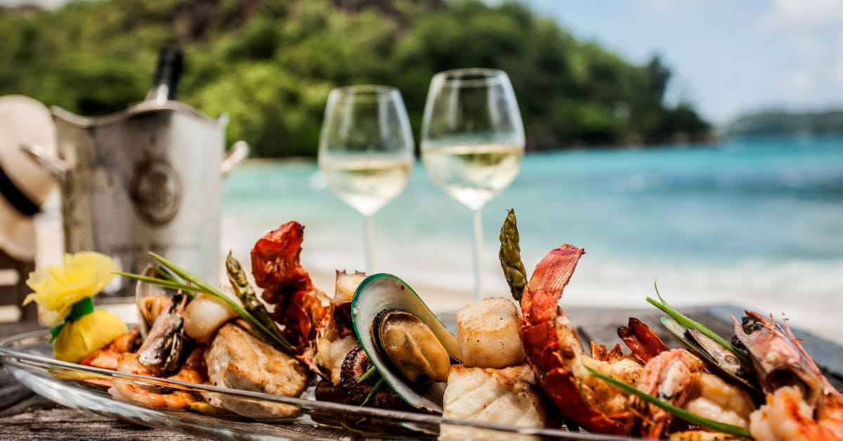White Wine and seafood