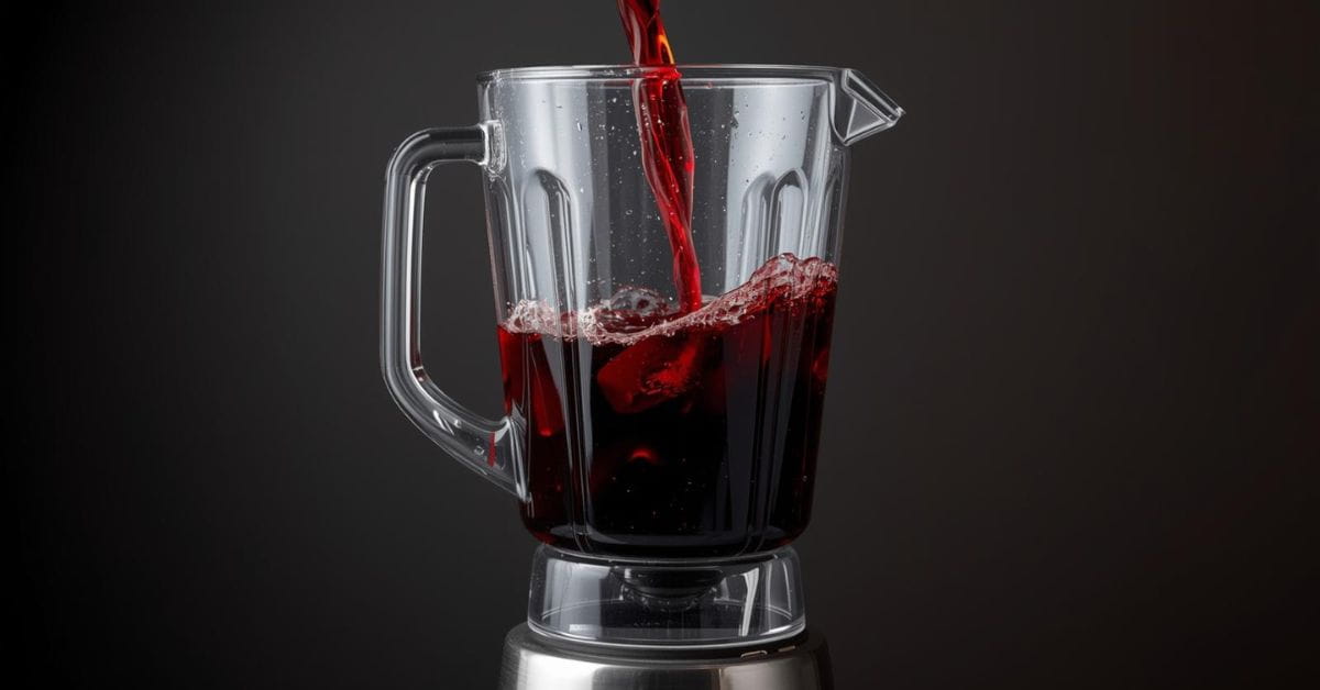 Blender wine decant
